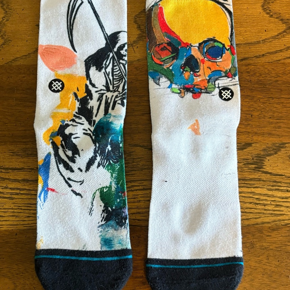 Stance Men's Artistic Graphic Socks - White, Black, Multicolor - Picture 2 of 5